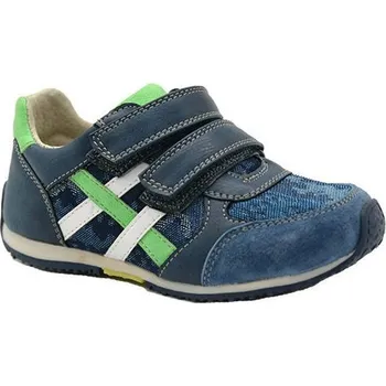 Chlapecké polobotky boty chlapecké celoroční, Bugga, B00145-04, modrá - 22