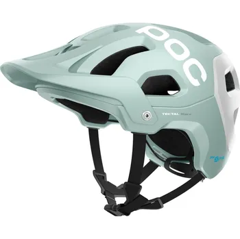 Cyklistická přilba POC Tectal Race Spin Apophyllite Green/Hydrogen White Matt M/L