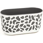 Nohel Garden Duet truhlík 40 cm béžový/antracitový