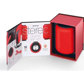 Bluetooth reproduktor Aligator ABS3 červený