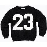 Svetr dívčí chlupatý, Minoti, GRUNGE 4, černá - 152/158 | 12/13let