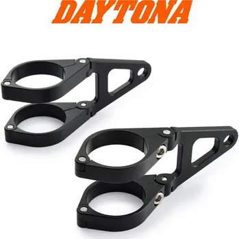 Osvětlení pro motocykl Daytona - Japan DAYTONA CNC držáky předního světla provedení: černé krátké 43mm