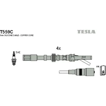 Zapalovací kabel Tesla T559C