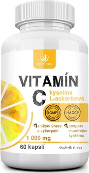 Allnature Vitamín C 1000 mg 60 cps.