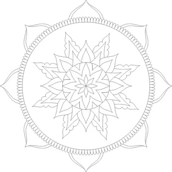 Radost v písku Šablona na pískování Vědomí (73) Varianta: 420 x 420 mm