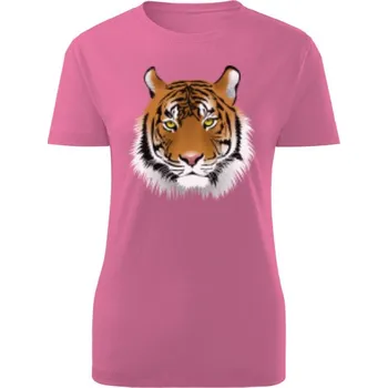 Dámské tričko Tričko s potiskem hlava tygra dámské