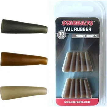 Starbaits Tail Rubbers zelené 10 ks