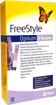 Abbott Freestyle Optium Beta-Ketone testovací proužky 10 ks