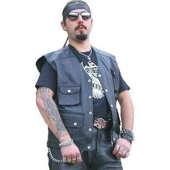 Pánská vesta Kožená vesta delší VP-6 Velikost: 56