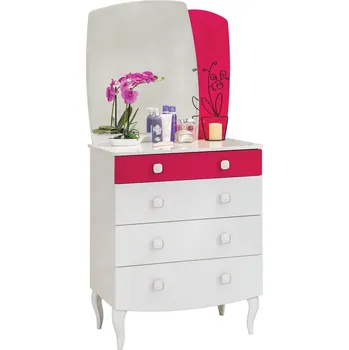 Dětská skříň Čilek Komoda se zrcadlem Yakut