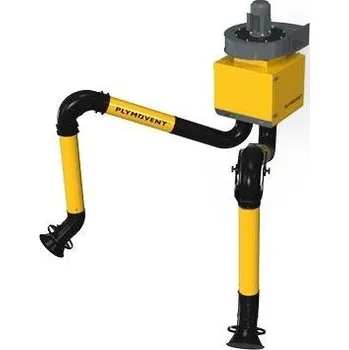 Průmyslový vysavač PLYMOVENT Filtrační jednotka DualGo Plus - 2m + 2m (dvě plechová ramena)