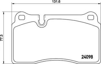 Brzdová destička Brembo P 85 110