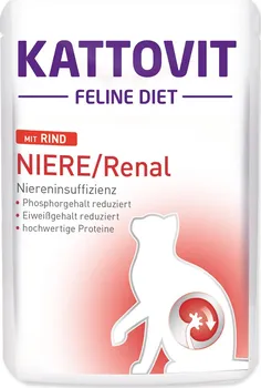Krmivo pro kočku Kattovit Niere/Renal hovězí 85 g 