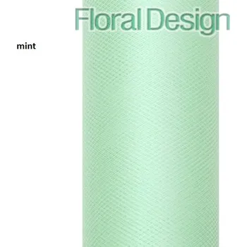 Party dekorace Tyl 15cm x 9m mint