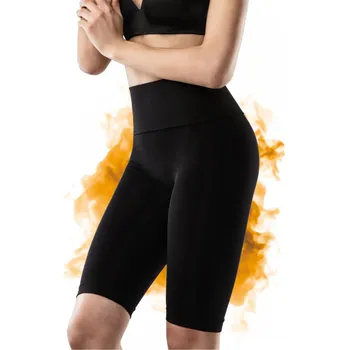 Dámské legíny FarmaCell Krátké legíny proti celulitidě a pro hubnutí pomocí FIR efektu Barva: Černá, Velikost: L