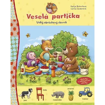 Leporelo Recenze Veselá partička: Velký obrázkový slovník - Pikola (2019)