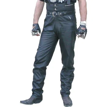 kalhoty KPŠ kožené na chopper barva: černá, Velikost: 50