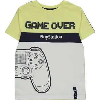 GEORGE CHLAPECKÉ TRIČKO "PLAYSTATION" Barva: žlutá, Velikost: 9-10 let (140)