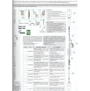 Žebřík Kratos - zádržný systém žebříky 30m