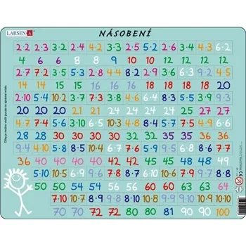 Larsen Puzzle Maxi Násobení 81 dílků