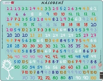 Puzzle Larsen Puzzle Maxi Násobení 81 dílků