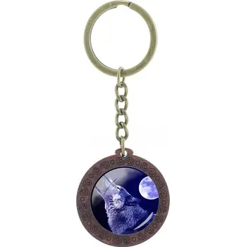 Klíčenka vlk (34) (Přívěšek na klíče vlk)