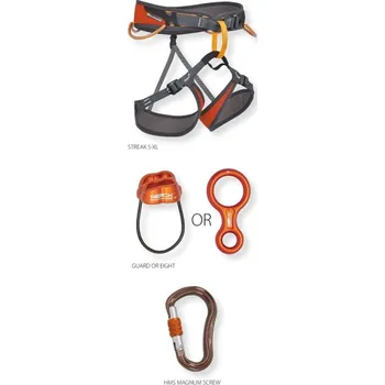 Úvazek Rock Empire lezecký set Basic kýblík