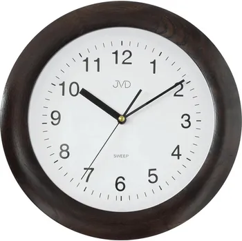 Hodiny Dřevěné hodiny JVD NS7017.4 s plynulým chodem