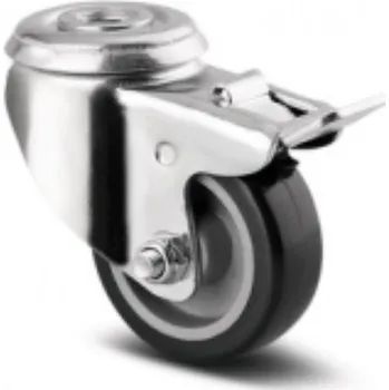 Dvoukolový ruční vozík Přístrojové kolečko PKP 50,otočné s brzdou,středový šroub