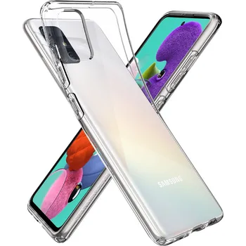 Telefonní příslušenství Spigen Liquid Crystal pro Samsung Galaxy A51 (A515F) čirý