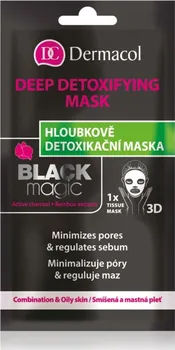 Pleťová maska Dermacol Black Magic detoxikační maska 15 ml