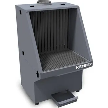 Dílenský stůl KEMPER Stůl pro broušení s odsáváním - (šxhxv) - 1.360 x 1.060 x 1.700 mm