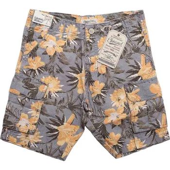 Chlapecké kraťasy Ebound šedé šortky s květy Velikost: 128