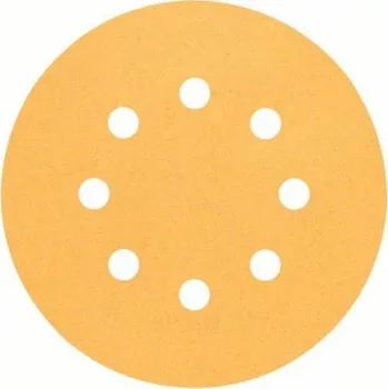 Brusný kotouč BOSCH 2608621000 Brusný kotouč do excentrické brusky C470 - 125mm, zr. 150, 8 otvorů