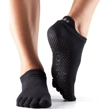 Dámské ponožky Ponožky na jógu nízké černé, Velikost XS (33 - 33.5)