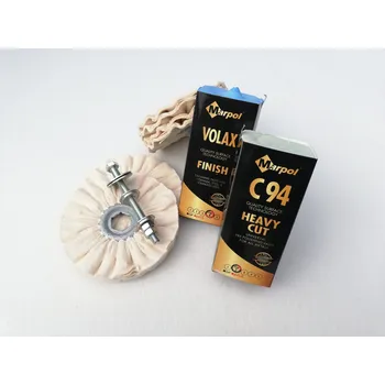 Příslušenství k brusce Sada II. na leštění kovů - nerez, ocel, barevné kovy, chrom, broušení a leštění