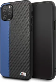 Pouzdro na mobilní telefon BMW Carbon Stripe Blue pro Apple iPhone 11 Pro Max