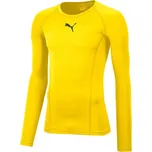 PUMA Liga Baselayer Tee Ls žluté S