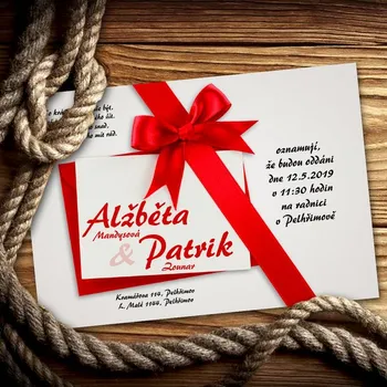 Pozvánka Svatební oznámení č. 198