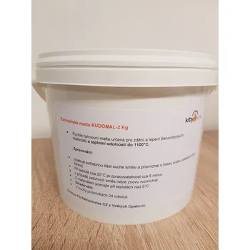Krbová vložka RHI Magnesita Czech Republic as Kamnářská malta RUDOMAL- 1 Kg