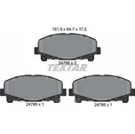 Sada brzdových destiček, kotoučová brzda TEXTAR 2476601