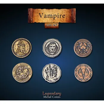Příslušenství k deskovým hrám Vampire Coin set