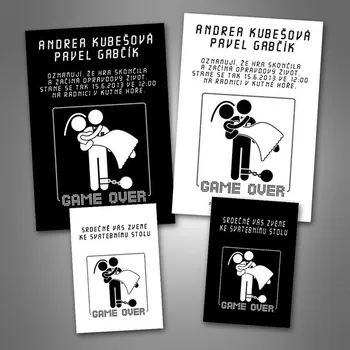 Pozvánka Svatební oznámení č. 340