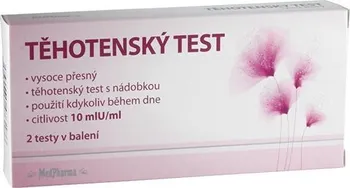 Diagnostický test Medpharma Těhotenský test 10 mlU/ml 2 ks