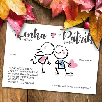 Pozvánka Svatební oznámení č. 380