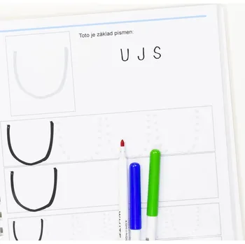 Sešit OSKOLA.cz Základy písmen - hůlkové písmo