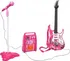 Hudební nástroj pro děti ISO Dětská rocková elektrická kytara + zesilovač a mikrofon