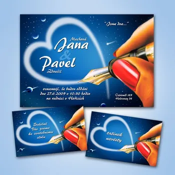 Pozvánka Svatební oznámení č. 020