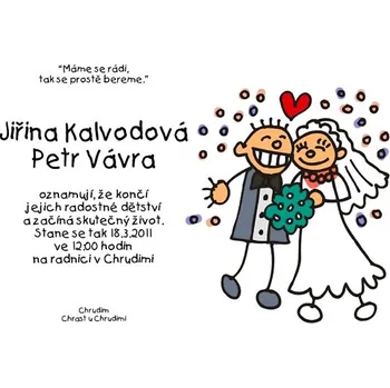 Pozvánka Svatební oznámení č. 426