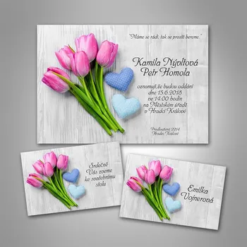 Pozvánka Svatební oznámení č. 452